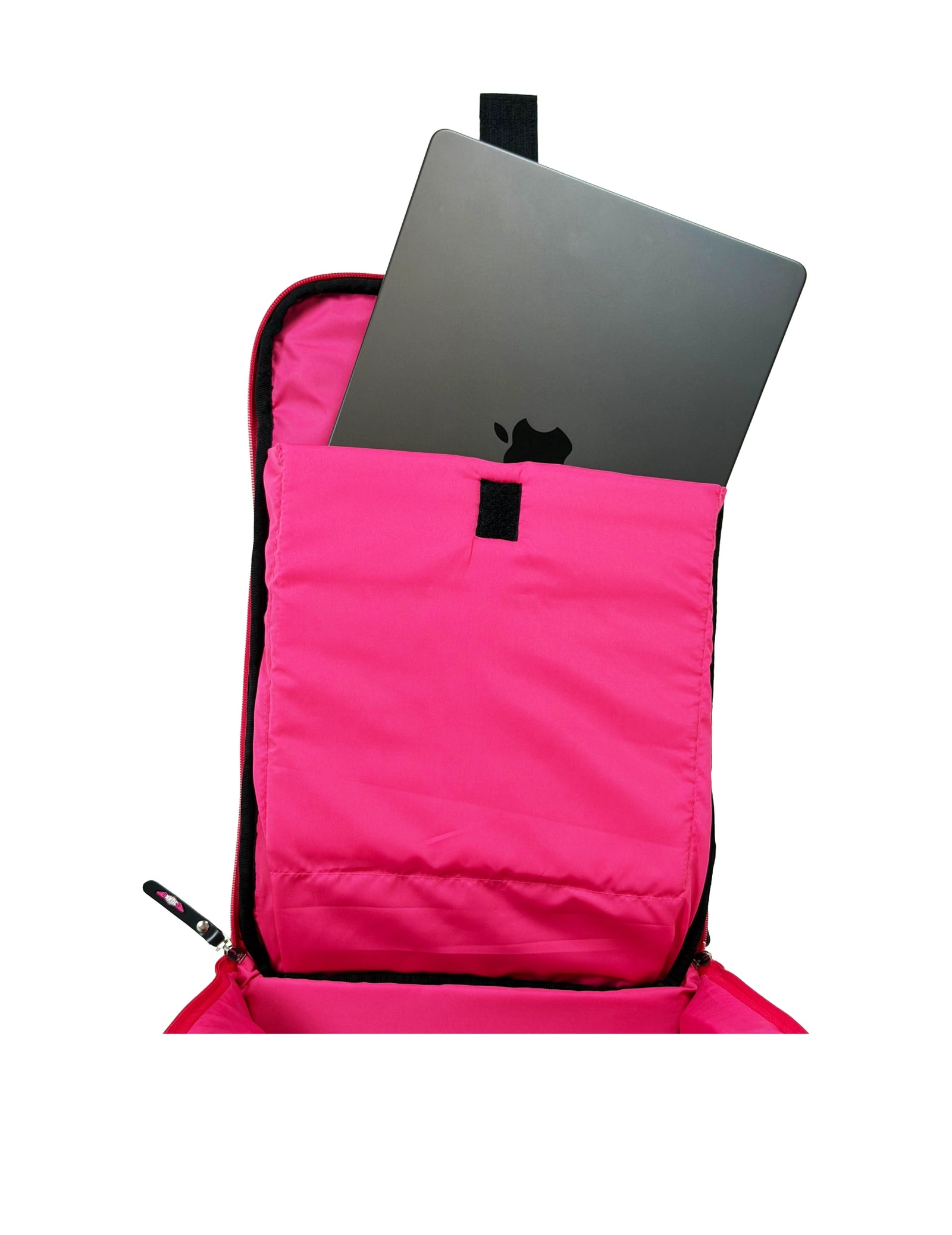 Skate Backpack Black and Fluo pink