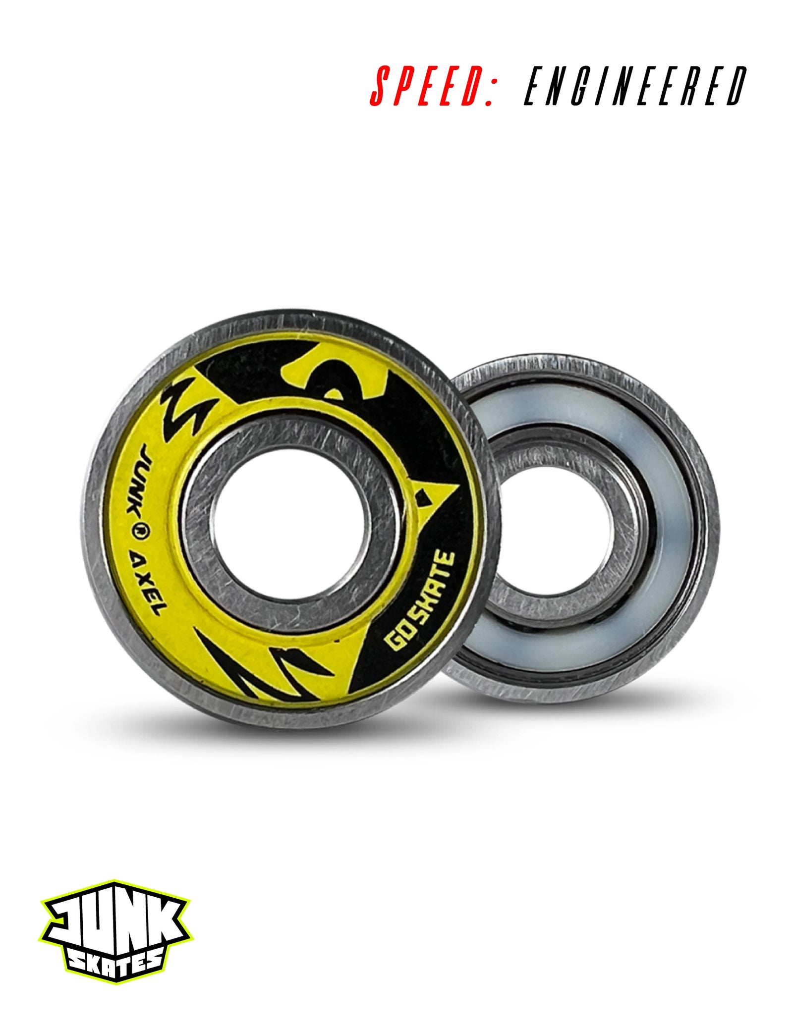Axel Quad Ceramic Bearings Si3N4 * For 7MM Quad skates Only*