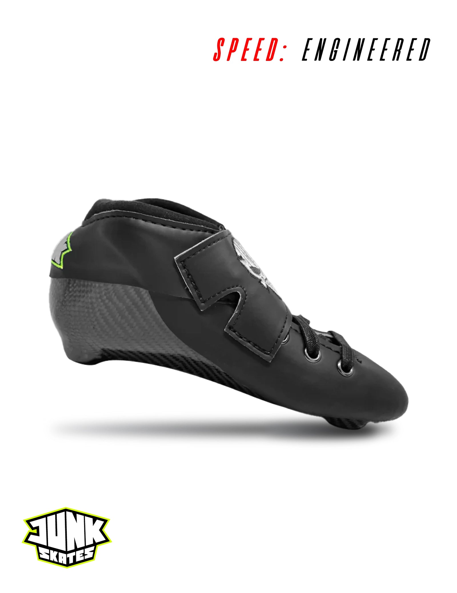 Junk Element Full Carbon Speed Skating Boots πΌβ‘ β Matte Black