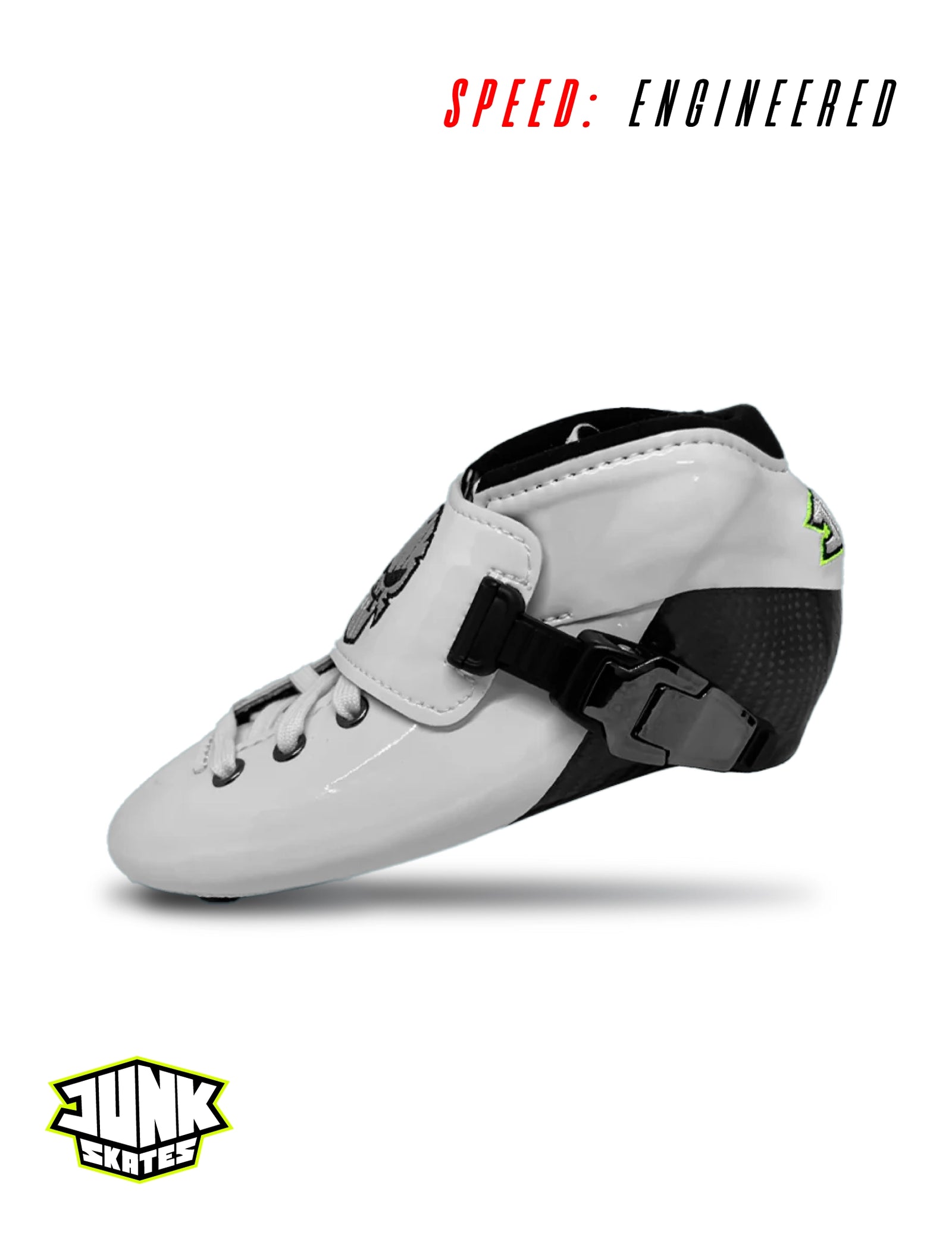 Junk Element White Premium Inline Skate Boots