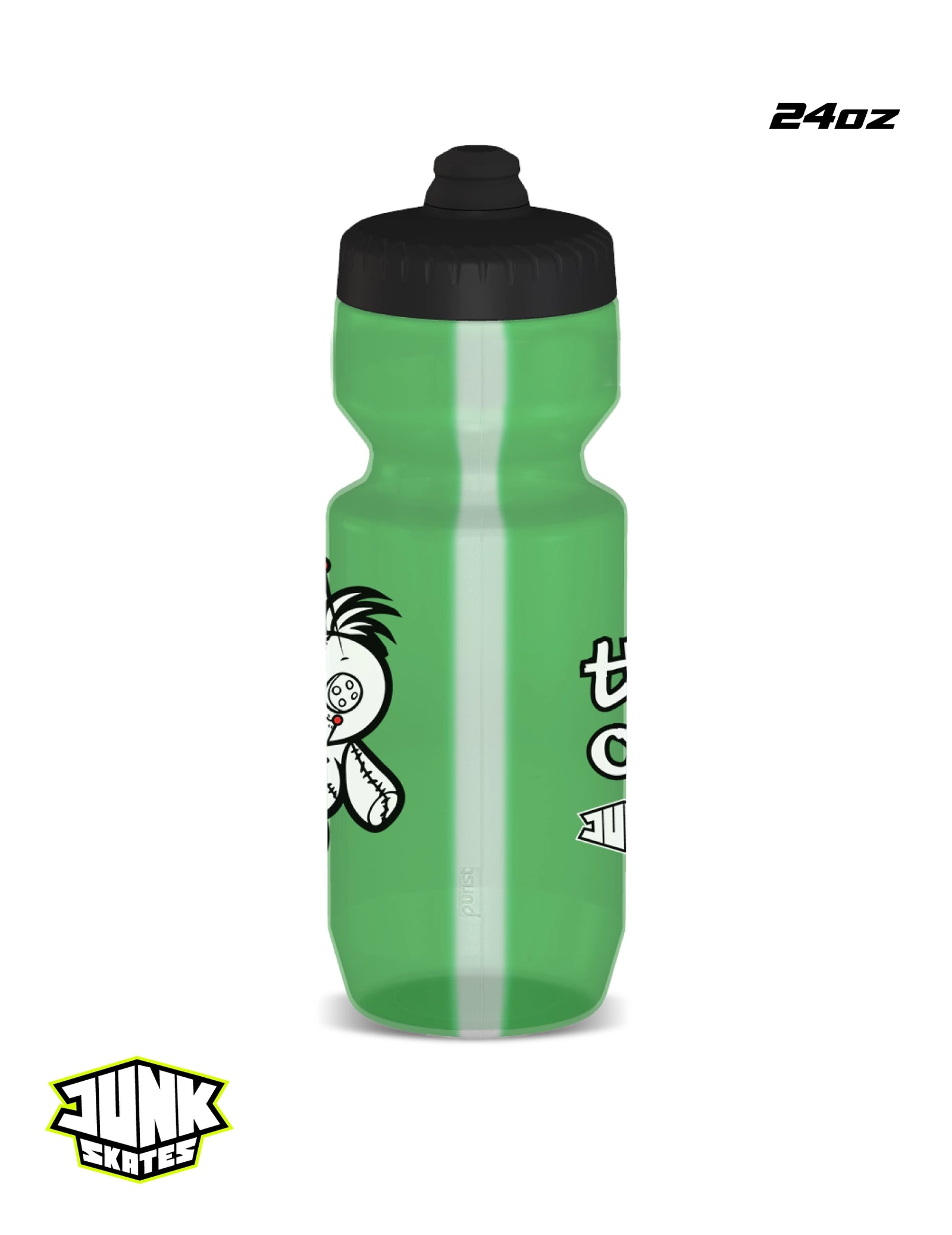 Thinking of You Transparent Green Water Bottle – Big Mouth 21 or 24oz (Made in USA)