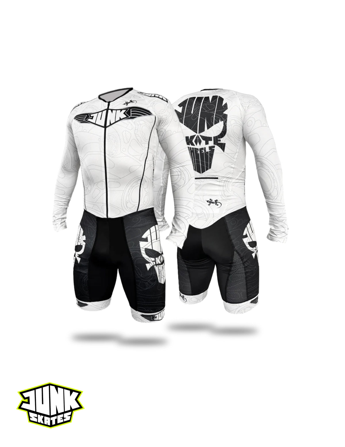 Junk Classic White Racing Suit - Long Sleeve