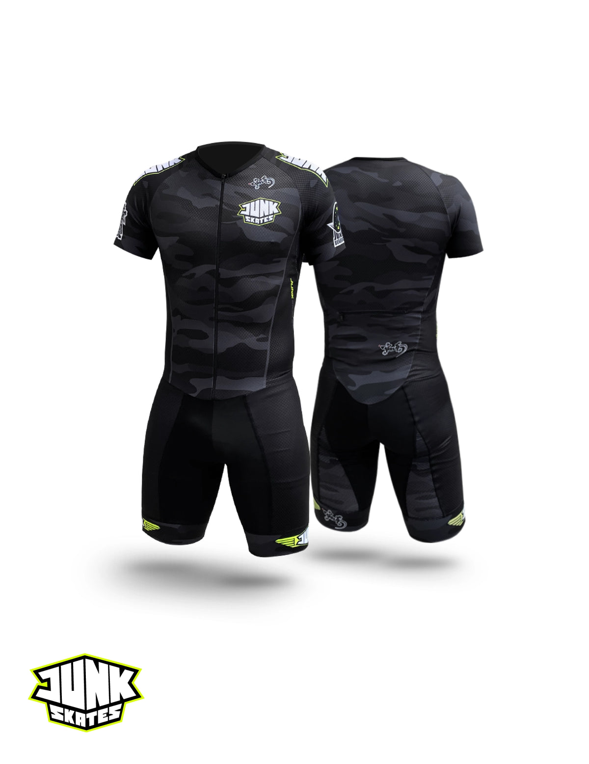 Junk Dark Camo Elite Racing Suit - Short Sleeve