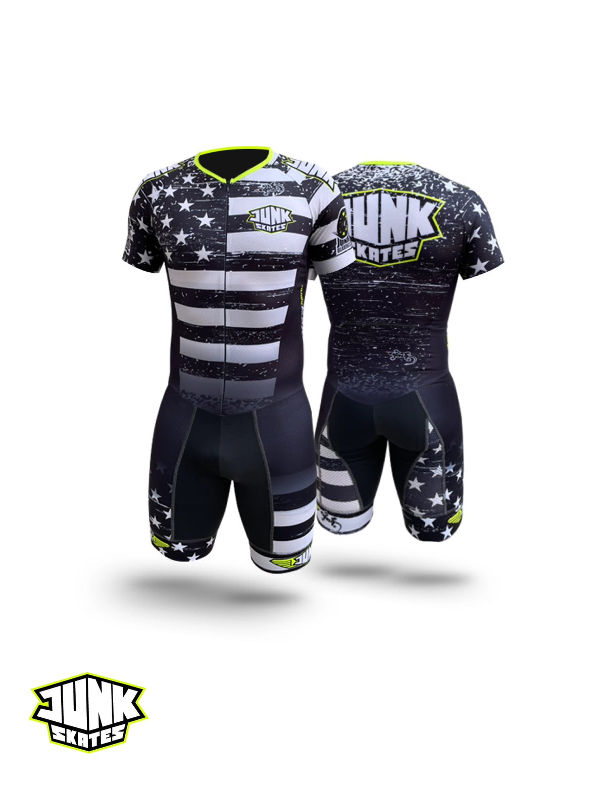 Junk USA Whiteout Elite Racing Suit - Short Sleeve